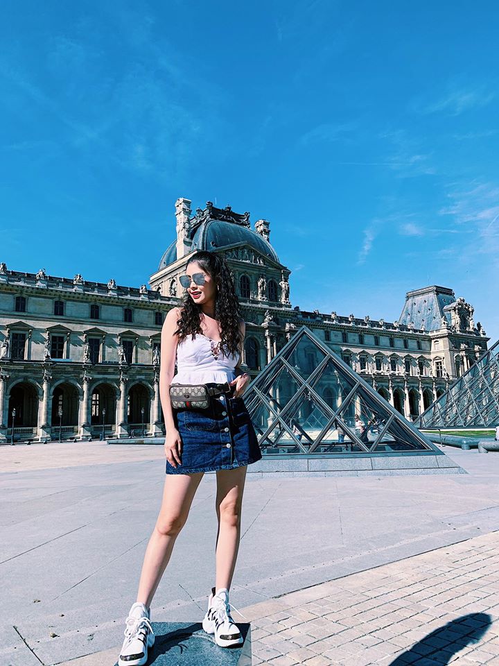 Bà xã Đăng Khôi tự tố mình bụng bự, nhưng dân tình lại chẳng thấy thế vì cô lên đồ quá khéo với 3 tips-10