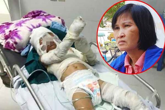 Vụ bé trai 6 tuổi bị dì ruột thiêu sống: Bà ngoại nhận tiền từ thiện rồi bất ngờ bỏ về quê, người mẹ nói gì?