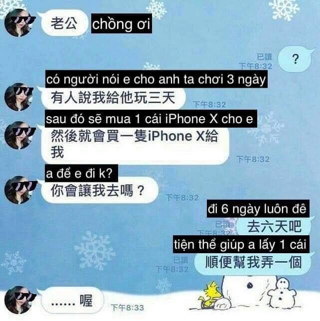 Anh chồng phũ hơn cả người yêu cũ: Vợ khoe trai lạ rủ chơi 3 ngày tặng iPhone X, dửng dưng đáp trả 1 câu nghe lộn mề-1