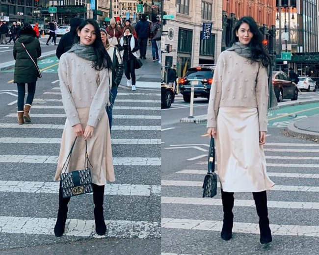 Á hậu Thùy Dung có bao ý tưởng diện váy đẹp xinh và thanh lịch thế này, chị em không tham khảo thì quá phí-6