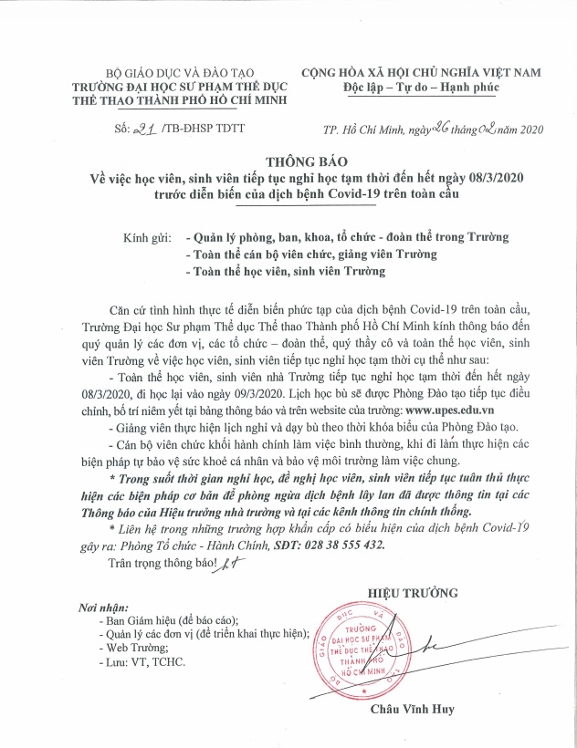 Ngày 28/2: Danh sách 26 trường đại học, cao đẳng quyết định lùi thời gian nhập học để phòng dịch-2