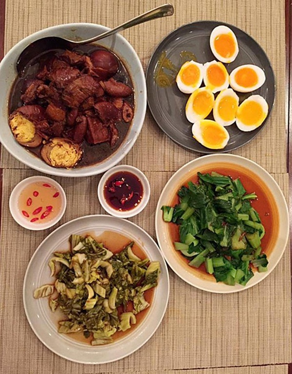 Cần gì cao sang, mâm cơm quê cũng làm nàng dâu triệu đô Tăng Thanh Hà thoả lòng-9