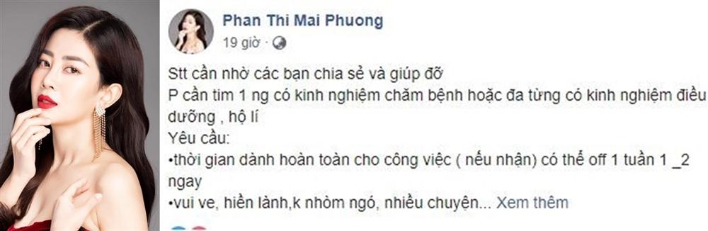Mai Phương tìm người chăm sóc sau khi ung thư phổi chuyển biến xấu-1