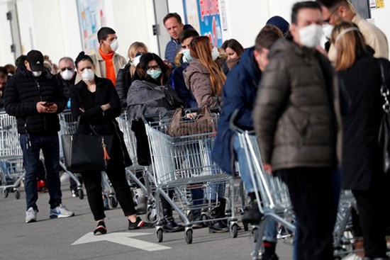 Italy có 888 người nhiễm virus corona, 21 người tử vong, trở thành ổ dịch lớn nhất châu Âu