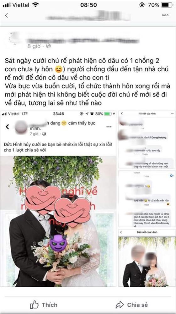 Sát ngày cưới chú rể mới phát hiện ra cô dâu có 1 chồng 2 con, chồng chính thức còn đến tận nhà chú rể để đón cô dâu về... cho con ti-1