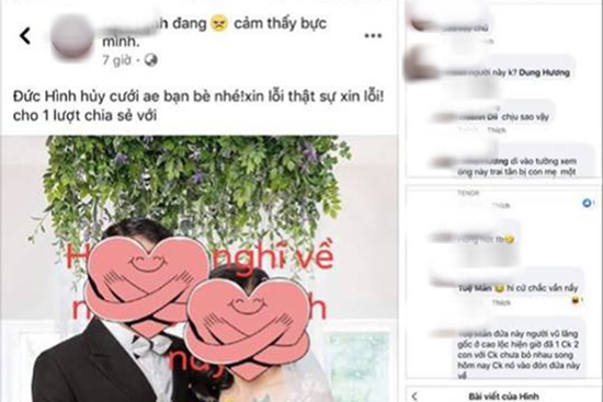 Sát ngày cưới chú rể mới phát hiện ra cô dâu có 1 chồng 2 con, chồng chính thức còn đến tận nhà chú rể để đón cô dâu về... cho con ti