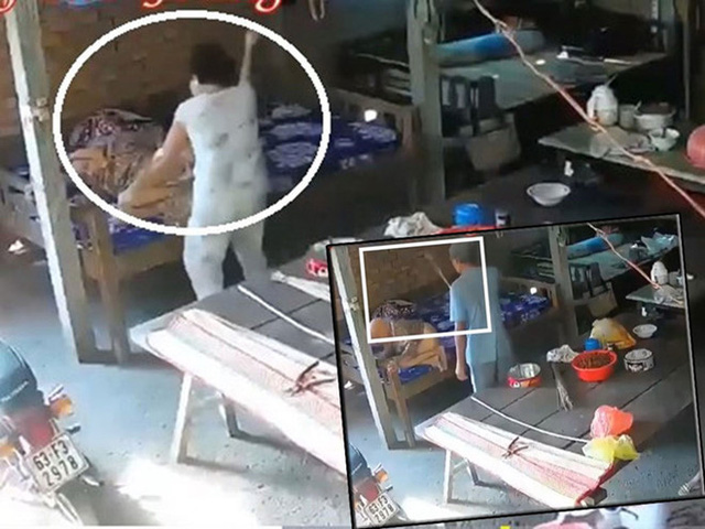 Lời khai gây phẫn nộ của con dâu, con trai đánh đập mẹ già gần 90 tuổi-1