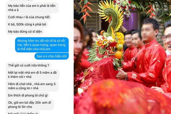 Chú rể có 1-0-2: Mặc cả từng tráp lễ ăn hỏi, khi cô dâu đề nghị đưa thêm tiền thì tính khôn 