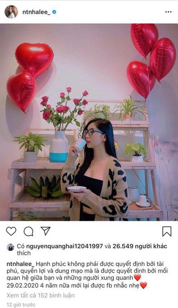 Vừa nối lại tình xưa là Quang Hải thả tim ầm ầm cho Nhật Lê, thiếu gia Harry Hưng up status cực tâm trạng-2