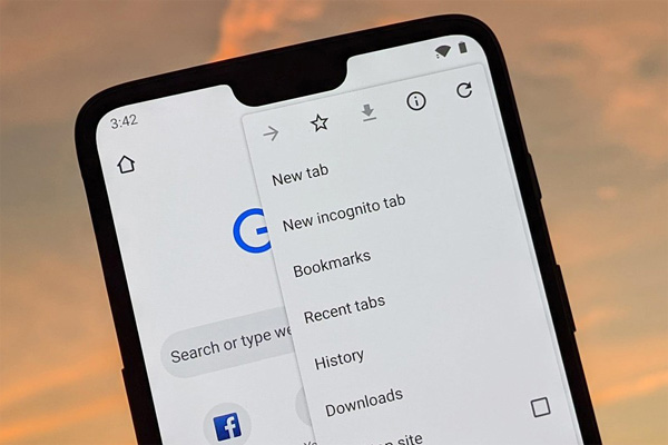 Mẹo mở nhanh trình đơn cài đặt của Chrome trên Android và iOS-1