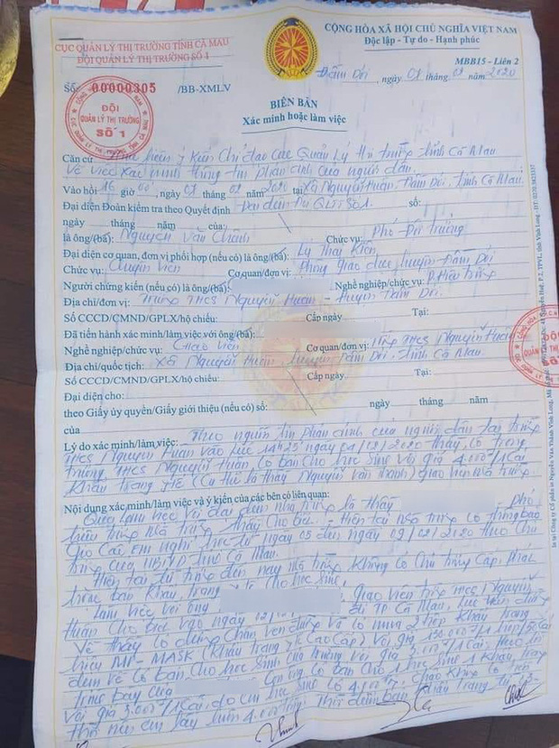 Thầy giáo bị kiểm điểm vì bán 20 khẩu trang lãi 8.000 đồng: Mình sai thì phải nhận sai thôi-3