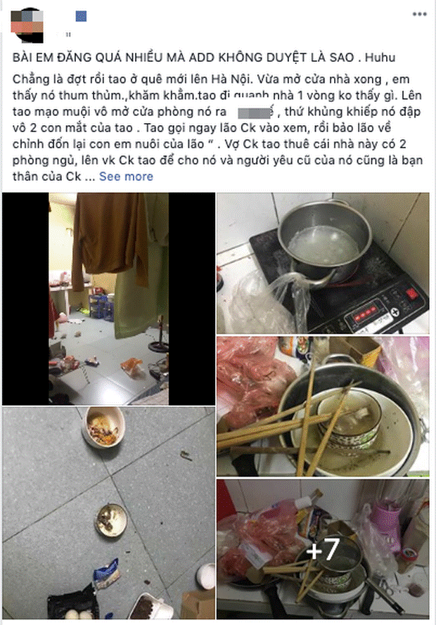 Em gái nuôi ở bẩn kinh hoàng bị bóc phốt lên mạng xã hội: Phòng trọ bừa bộn, bát đũa mốc meo, bốc mùi thum thủm-1