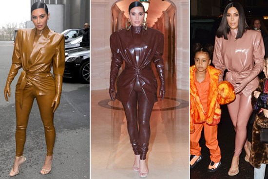 Kim Kardashian diện đồ o ép đến khó thở là thường, nhưng khi cô thay liền 3 bộ một ngày thì ai cũng phải… 