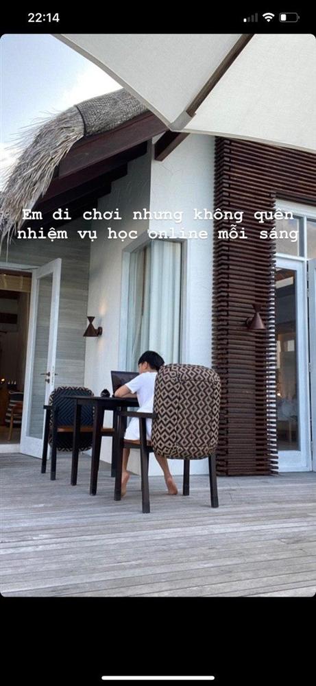 Đi du lịch tận Maldives vẫn không quên nhiệm vụ học hành, Subeo được mọi người khen ngợi hết lời vì hành động tự giác mỗi sáng-1