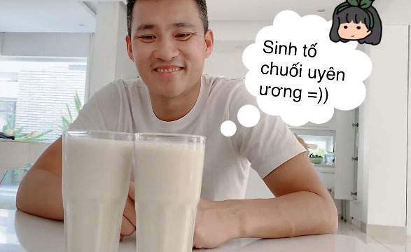 Công Vinh vào bếp bồi bổ vợ mới mổ răng, Thủy Tiên uống xong cảm thán một câu thế này!-2