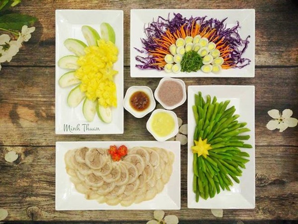 Nữ giảng viên&nbsp;Hà Nội biến mâm cơm thành tranh tứ quý, hàng nghìn chị em ngưỡng mộ-11