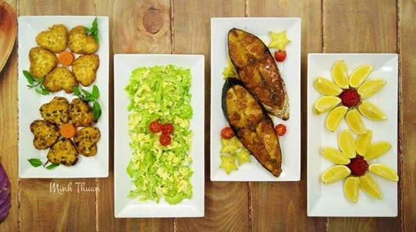 Nữ giảng viên&nbsp;Hà Nội biến mâm cơm thành tranh tứ quý, hàng nghìn chị em ngưỡng mộ-14