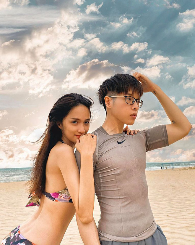 Lộ mặt người đàn ông bí ẩn trong bức ảnh tình tứ, sexy của Hương Giang-1