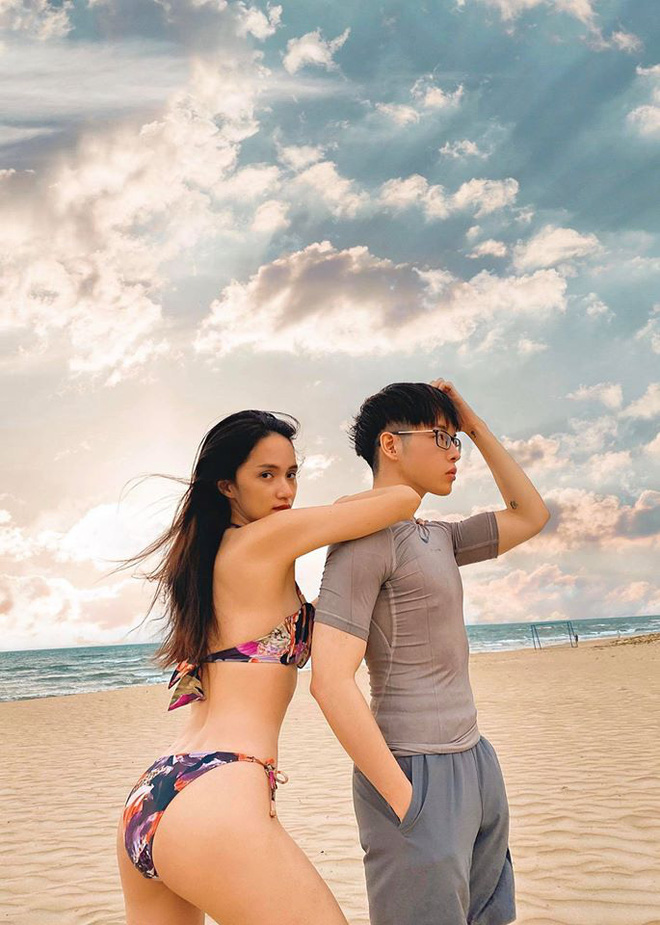 Lộ mặt người đàn ông bí ẩn trong bức ảnh tình tứ, sexy của Hương Giang-2