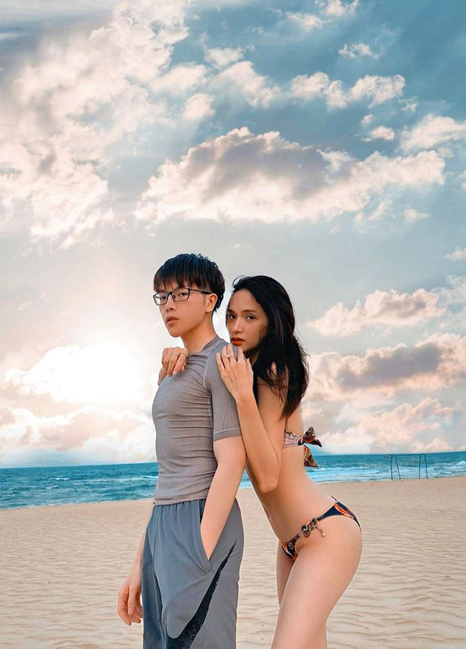 Lộ mặt người đàn ông bí ẩn trong bức ảnh tình tứ, sexy của Hương Giang-3