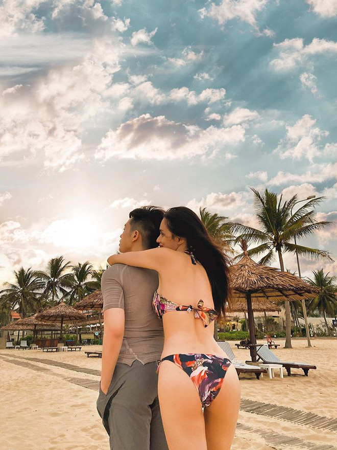 Lộ mặt người đàn ông bí ẩn trong bức ảnh tình tứ, sexy của Hương Giang-4