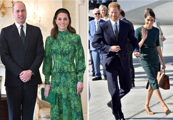 Cùng đặt chân đến Ireland, Công nương Kate và em dâu Meghan khác nhau một trời một vực: Người đẳng cấp quý phái, người kém sang hơn-8