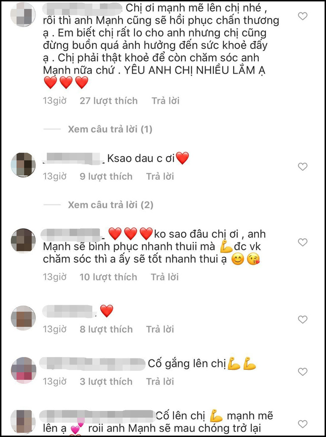 Lời nói của Duy Mạnh dành cho vợ giữa lúc chấn thương nặng khiến dân tình cảm động, chân ái là đây chứ đâu-4