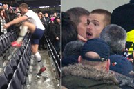 Cầu thủ Tottenham lên khán đài đánh nhau với CĐV sau trận thua