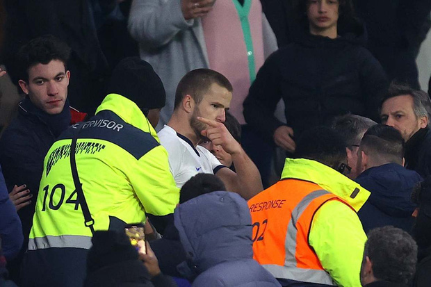 Cầu thủ Tottenham lên khán đài đánh nhau với CĐV sau trận thua-2
