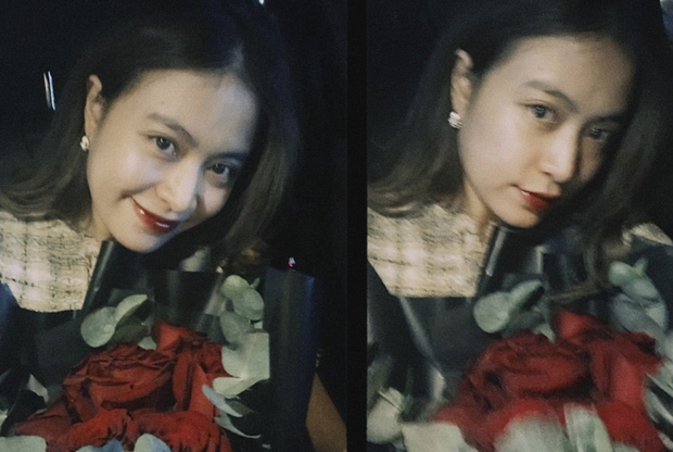 Hoàng Thùy Linh hào hứng khoe được tặng hoa hồng, netizen lập tức gọi tên Gil Lê, còn phát hiện điểm chung của cả hai-1