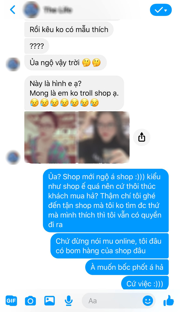 Lỡ hỏi 1 câu, cô gái bị chủ shop online nhắn tin không buông: Không mua thì hỏi làm gì? Shop đây mỗi ngày phốt 20-30 đứa!-3