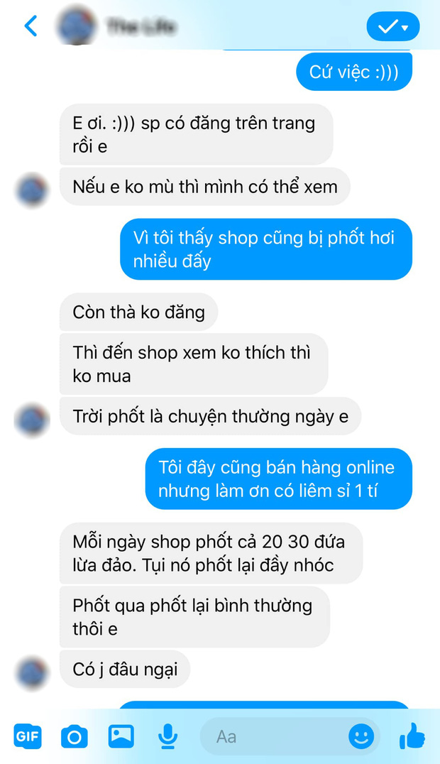 Lỡ hỏi 1 câu, cô gái bị chủ shop online nhắn tin không buông: Không mua thì hỏi làm gì? Shop đây mỗi ngày phốt 20-30 đứa!-4