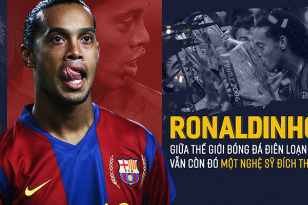 Những người hâm mộ Itto  Jindo  9 RONALDINHO  Ảo thuật gia kiêm vũ công  sân cỏ   Ronaldinho không phải là người duy nhất thi đấu ở Bernabeu được