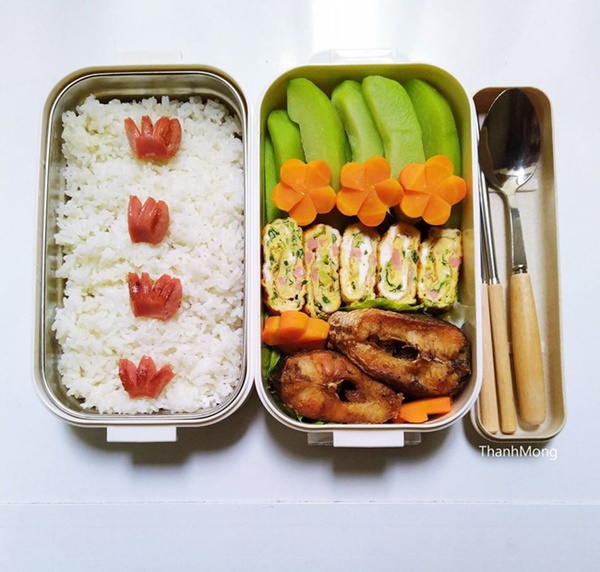 Vợ nhà người ta đây rồi, sáng nào cũng nấu cơm cho chồng mang đi làm khiến ai cũng ngưỡng mộ!-3