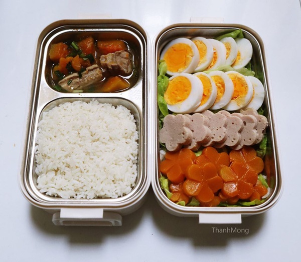 Vợ nhà người ta đây rồi, sáng nào cũng nấu cơm cho chồng mang đi làm khiến ai cũng ngưỡng mộ!-6