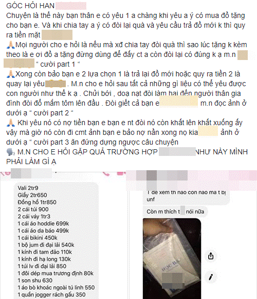 Chia tay đòi quà kiểu mới: Anh chàng mặt dày đưa hẳn 2 option cho bạn gái lựa chọn - 1 là trả tiền, 2 là yêu tiếp-1