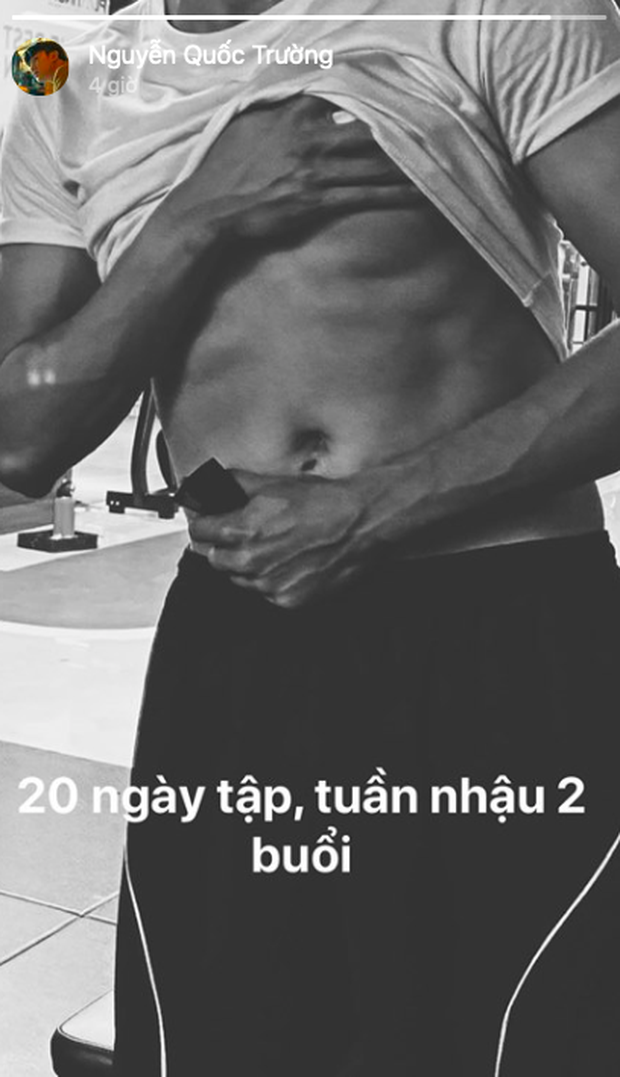 Không còn nữa body 6 múi dồn 1, Quốc Trường bất ngờ vén áo khoe cơ bụng săn chắc: Anh sắp quay trở lại?-1