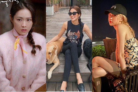 Tóc tết một đuôi sam rất trẻ trung lãng mạn chứ không hề sến, loạt mỹ nhân Việt - Hàn ai diện cũng đẹp