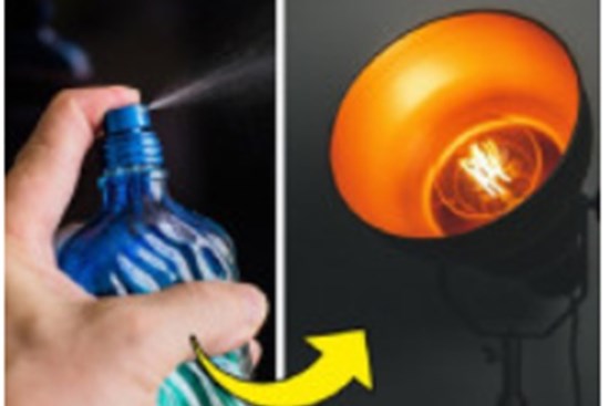 Bôi nước hoa lên bóng đèn, sau vài phút nhà thơm phức như đang ở khách sạn