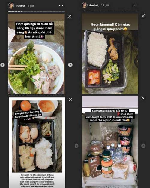 Cuộc sống và khẩu phần ăn của Châu Bùi trong khu vực cách ly dịch COVID-19-2