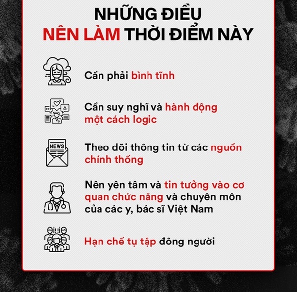 Bộ Y tế khuyến cáo: Những điều nên và không nên khi đứng trước bão dịch Covid-19-2
