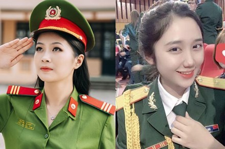 4 hot girl quân nhân, cảnh sát xinh đẹp nổi trên mạng