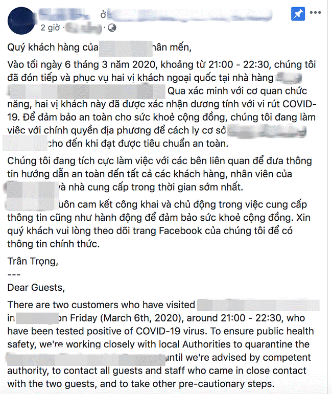 Làm ăn ở Việt Nam nhưng đăng tin về Covid-19 bằng tiếng Anh, 1 thương hiệu đồ ăn nhanh khiến dân mạng bức xúc-7