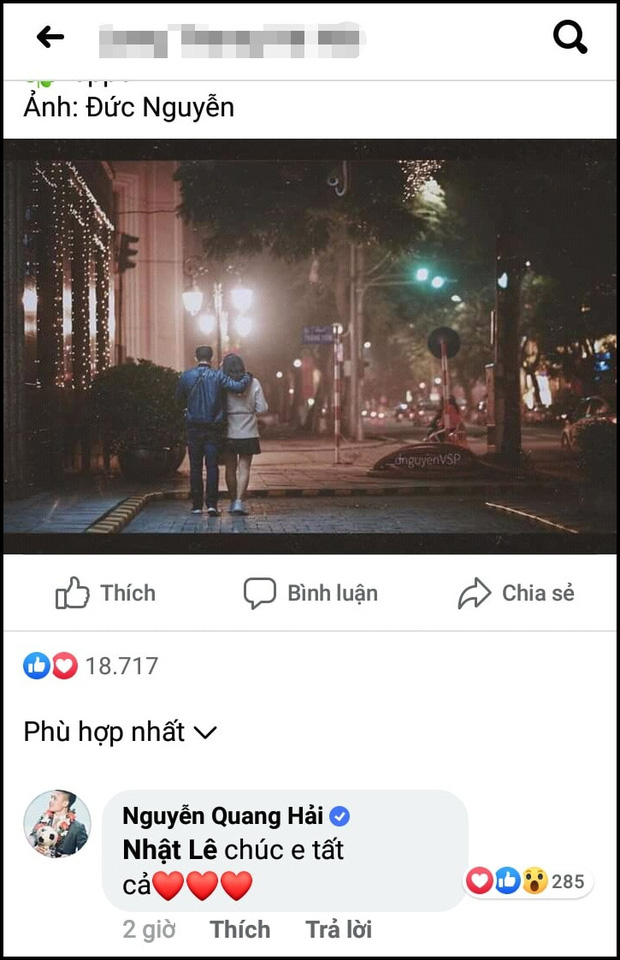 Dân tình tám chuyện bắt gặp Quang Hải đi uống nước với Nhật Lê ngày 8/3, Hưng Harry không hay biết gì vẫn một lòng thả tim cho bạn gái cũ-3