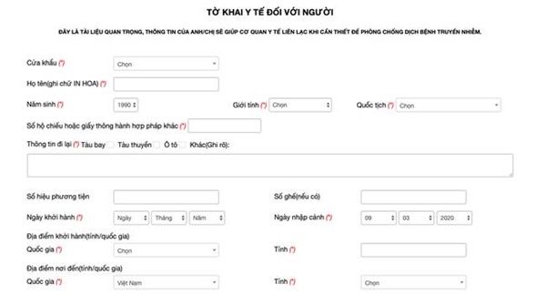 Hướng dẫn chi tiết cách khai báo Y tế điện tử-4