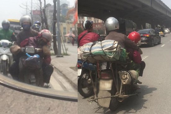 Người vợ ngủ gật dựa vào tay chồng trên chuyến xe mưu sinh khiến nhiều người xúc động mạnh