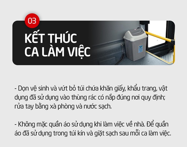 Mùa dịch Covid-19: Bộ Y tế khuyến cáo cách phòng dịch cho người điều khiển phương tiện giao thông công cộng-3