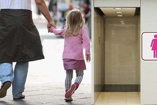 Dắt con gái vào WC nữ, ông bố bị chỉ trích kịch liệt nhưng phẫn nộ hơn là hành vi vô tư của bà mẹ ở bên ngoài