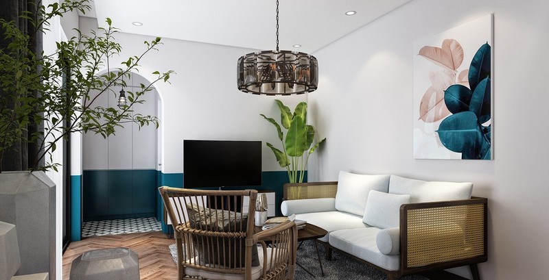 Ngôi nhà sử dụng nội thất năm 1970 sáng tạo-1