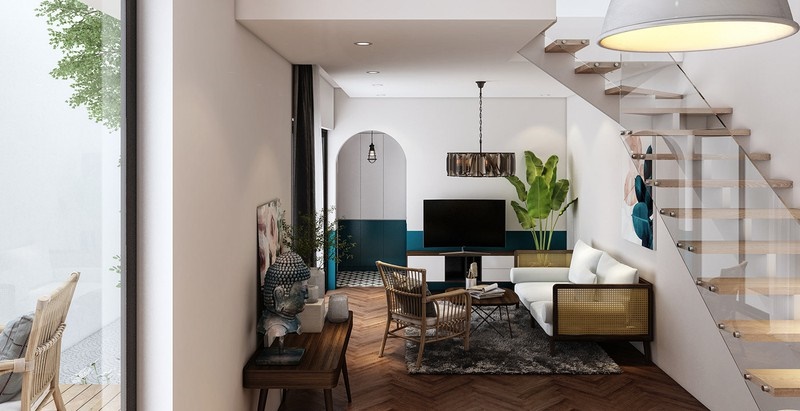 Ngôi nhà sử dụng nội thất năm 1970 sáng tạo-7